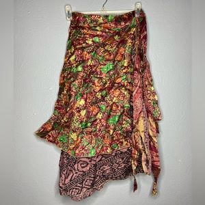Flowy Wrap Bohemian Skirt